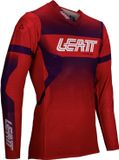 Leatt Moto 5.5 UltraWeld Sunburn Red Purple Motocross Jersey - Taille M