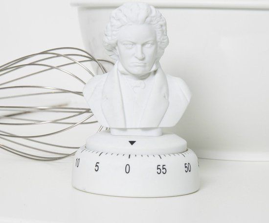 Beethoven Kikkerland Beethoven Timer - Kookwekker - 60 minuten timer - Keuken accessoires
