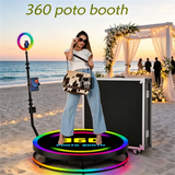 NONE Bestverkochte fotografie-artikel 360° fotostudio, draagbare mini-fotocabine, automatische videocamera met LED-vullicht