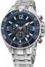 Nautica NST Quartz Analoog Horloge Zilverkleurig Stalen Kast en Band 49mm NAPNSS123