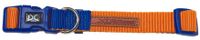 Nayeco Collier et laisse en nylon X-Trm Double Premium bleu et orange 48-66cm x 2,5cm