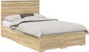 vidaXL Bedframe met lade Sonoma Eik 120 x 200 cm Bewerkt hout