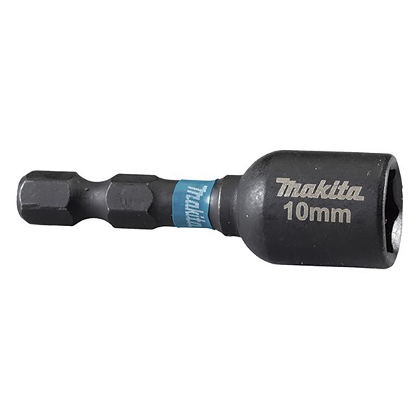 Makita B-66846 Impact Zwarte Notenmaker - 10x50mm 1/4 IMPBLK - Vaste dopsleutel - Magnetisch