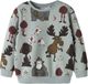 NAME IT Jungen Pullover NMMRAD LS NREG SWEAT BRU BOX Größe 92