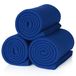 ALCLEAR 3 stuks Oeko Tex Polar fleecedekens, marineblauw, 130 x 160 cm