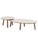 4 Seasons Outdoor Salute Salute lounge tuintafels set van 2 ceramic oyster spicy Taste 4SO
