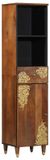 Maison Exclusive Armoire de salle de bain exclusive, couleur miel, dimensions 38 x 33 x 160 cm, en bois massif de manguier