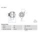 Bosch Alternateur 0 986 049 211 Toyota 270600j020 270600j040