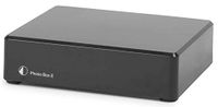 Pro-Ject Phono Box E - Ideale Phono Voorversterker voor Modern Hifi - MM Elementen Compatibel - Geavanceerd Ontwerp - Zuivere Geluidskwaliteit - Zwart
