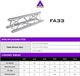 Altura Truss Triangle 1 mètre - FA33-100 - Multicolore