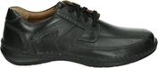 Josef Seibel NEW ANVERS 08 Heren Veterschoenen Zwart Leer Maat 44