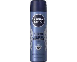 Nivea Men Deodorant Spray Silver Protect Polar Blue 150 ml