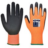 Portwest A625 Hi-Vis Snijbestendige Handschoen, Normaal, Grootte S, Oranje/Zwart