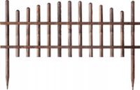 Houtland Portail - Bois - Pin - 85x35 cm - Bordure - Bordure d'herbe - Brun