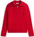 Tommy Hilfiger Gebreide Trui Dames Wol Rood M Herfst/Winter 2026