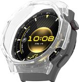 Wigento Huawei Kunststof beschermhoes voor de Huawei Watch GT 6 Pro, halfomsluitend, transparant
