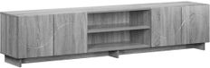 vidaXL Meuble TV 180 x 34,5 x 40 cm Gris Sonoma Bois aggloméré