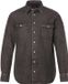 JP 1880 - Heren - Color-denim overhemd FLEXNAMIC® lange mouwen kentkraag - Donkerbruin - Maat 7XL
