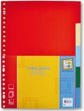 SOHO SOHO Tabbladen gekleurd - voor 2/4/23-rings A4 - 5 tabbladen in 1 verpakking