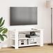 Maison Exclusive - Pied de télévision, blanc, 100 x 40 x 50 cm