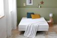 Abeil Matras AB100 + traagschuim, wit, 90 x 190 cm