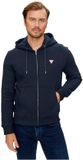 Guess Mini Triangle Blauwe Hoodie Lange Mouw Katoen S