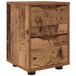 vidaXL Nachtkastje Oud Hout 30,5 x 30 x 43 cm Bewerkt Hout