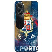 Maniacase Etui Oppo A38 FCP PORTO BLAUW ACHTERGROND
