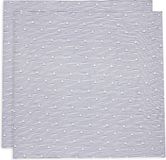 Jollein Jollein x Nijntje Hydrofiele Doek Large - 115x115cm - Miffy Stripe - Navy - 2 Stuks