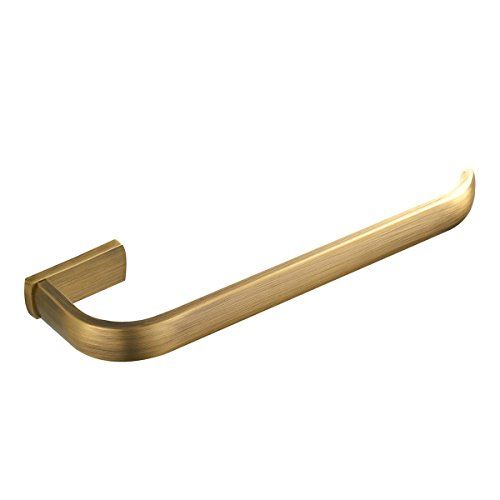 Bathfirst Badfirst Enkele Handdoek Bar 57 CM/22.44 Inchs Messing Gouden voor Badkamer