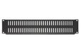 LINK CIECO Geventileerd paneel 2U 19" zwart incl. schroeven