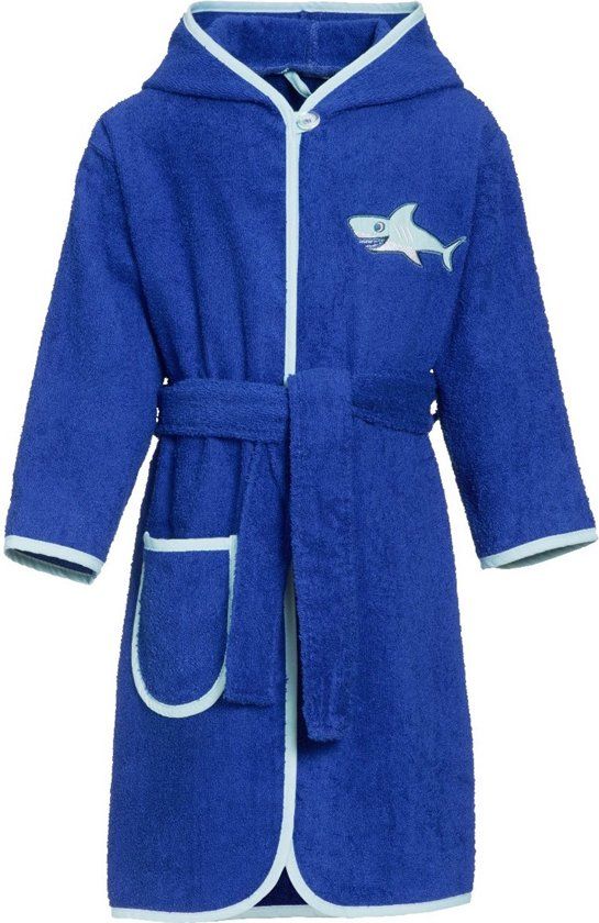 Playshoes UV badjas Kinderen Haaien - Blauw - Maat 110/116