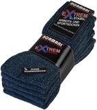 NORMANI 5 paar werk- en sportsokken „Extrem“ donkerblauw Katoen/Polyamide Schoenmaat 43-46