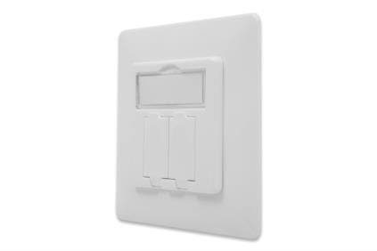 Digitus DN-93831 - Veiligheidsplaatjes voor stopcontacten - wit