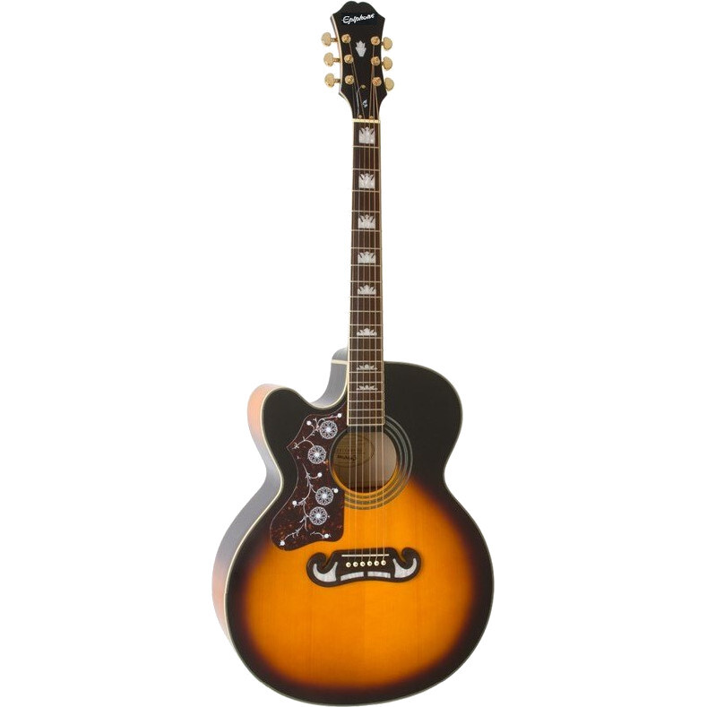 EPIPHONE J-200 EC Studio LH Vintage Sunburst