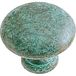 Ouvre&déco – Poignée de meuble en anneau en zamak vert de gris – Diamètre 30 mm – Épaisseur 22 mm – Design convexe élégant