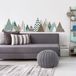 Ambiance Sticker Muurstickers - Decoratie voor slaapkamer/woonkamer - Gigantische Scandinavische bergmuursticker NEOVOLCANIK - 100x150cm