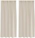 vidaXL Voile Gordijn 2 stuks Zand 175 x 140 cm Polyester