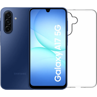 Samsung Galaxy A17 128GB Blue 5G + BlueBuilt Back Cover Transparent