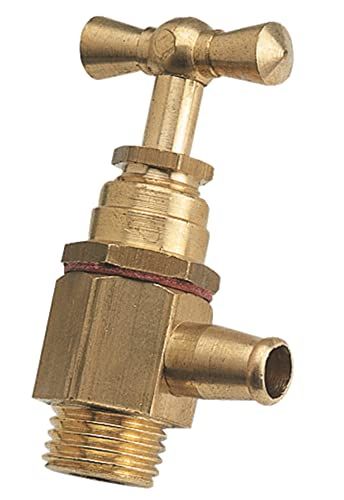 SOMATHERM FOR YOU - Mannelijke uitloop ontluchtingskraan 8/13 met kabelwartel - Stuurkop - Ruw messing