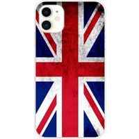 1001 coques Apple iPhone 11 Siliconen hoesje Engelse vlag