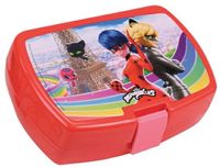 Fun House Snackdoos voor kinderen Jemini Miraculous rood Kunststof