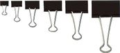 Wedo Foldbackklemmen, 19 mm, 12 stuks, Zwart