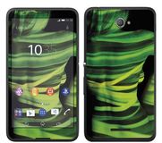 Royal Sticker RS.119856 Sticker voor Sony Xperia E4 met motief vrouw in groen