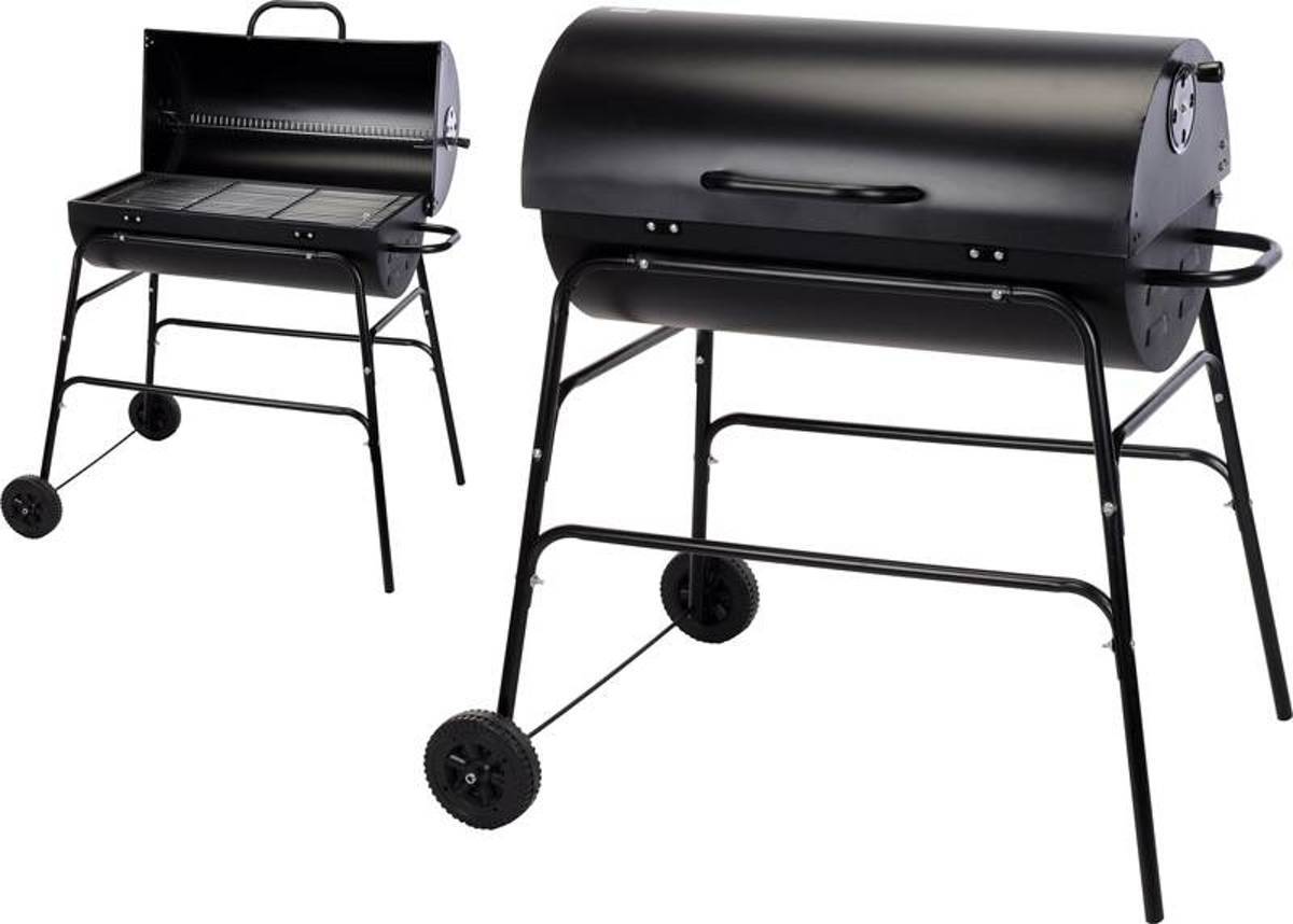 - BBQ Houtskool barbecue cilindervorm XL