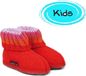 Haflinger Paul Chaussures enfant Fille Pantoufles Rouge Loisir