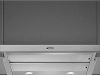 Smeg KSET600XE - Onderbouw afzuigkap - Roestvrijstaal - 581 m³/uur - C