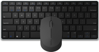 Rapoo 9000M - Draadloos Bluetooth Toetsenbord met Muis - QWERTY - Zwart/Zilver