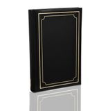 Arpan Fotoalbum met gevoerde omslag, 15 x 10 cm, voor 300 foto's, zwart, papier