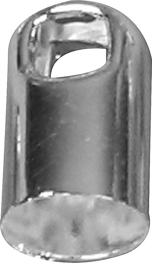 Creotime Eindkap - d: 4,2 mm - verzilverd - 50 stuks